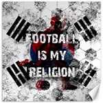 Football is my religion Canvas 12  x 12   11.4 x11.56  Canvas - 1