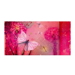 Wonderful Butterflies With Dragonfly Satin Wrap by FantasyWorld7