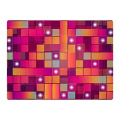 Abstract Background Colorful Double Sided Flano Blanket (mini)  by Sapixe