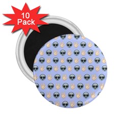 Alien Pattern 2 25  Magnets (10 Pack)  by Sapixe