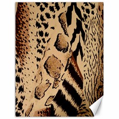 Animal Fabric Patterns Canvas 12  X 16   by Sapixe