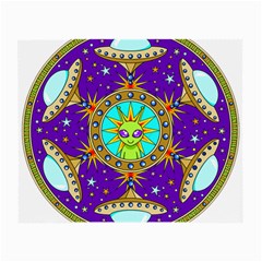 Alien Mandala Small Glasses Cloth by Sapixe