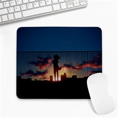 Art Sunset Anime Afternoon Large Mousepads by Sapixe