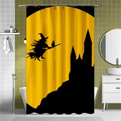 Castle Cat Evil Female Fictional Shower Curtain 48  X 72  (small)  by Nexatart