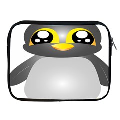 Cute Penguin Animal Apple Ipad 2/3/4 Zipper Cases by Nexatart