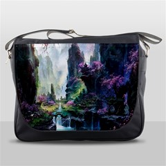 Fantastic World Fantasy Painting Messenger Bags by Sapixe