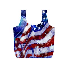 Flag Usa United States Of America Images Independence Day Full Print Recycle Bags (s)  by Sapixe