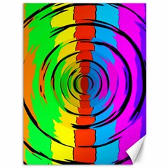 Pattern Colorful Glass Distortion Canvas 36  X 48   by Sapixe