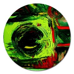 Abandoned Mine 7 Magnet 5  (round) by bestdesignintheworld