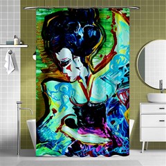 Woman Spirit Shower Curtain 48  X 72  (small)  by bestdesignintheworld