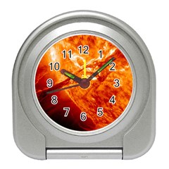 Spectacular Solar Prominence Travel Alarm Clocks by Sapixe