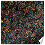 Trees Internet Multicolor Psychedelic Reddit Detailed Colors Canvas 12  x 12   11.4 x11.56  Canvas - 1