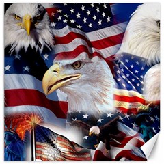 United States Of America Images Independence Day Canvas 12  X 12   by Sapixe