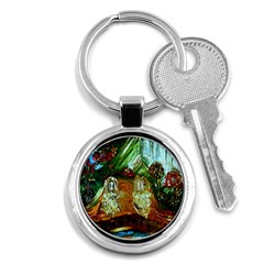 Dscf3179 - Royal Marine And Stone Lions Key Chains (round)  by bestdesignintheworld