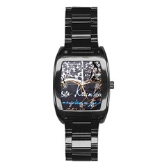 Dscf1638 - Written Poems Stainless Steel Barrel Watch by bestdesignintheworld