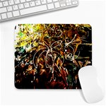 Dscf3438 - golden flowers in ceramics Large Mousepads Front