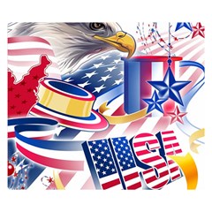 United States Of America Usa  Images Independence Day Double Sided Flano Blanket (small)  by Sapixe