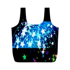 Star Abstract Background Pattern Full Print Recycle Bags (m)  by Sapixe