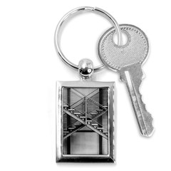 Architecture Stairs Steel Abstract Key Chains (rectangle)  by Sapixe