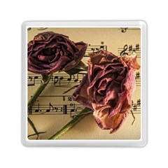Sheet Music Manuscript Old Time Memory Card Reader (square)  by Sapixe