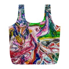 Budha Denied The Shine Of The World Full Print Recycle Bags (l)  by bestdesignintheworld