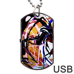 Immediate Attraction 2 Dog Tag Usb Flash (one Side) by bestdesignintheworld