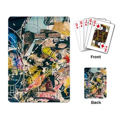 Abstract Art Berlin Playing Card by Modern2018