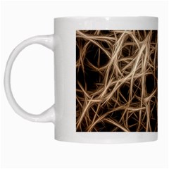 Structure Background Pattern White Mugs by Simbadda