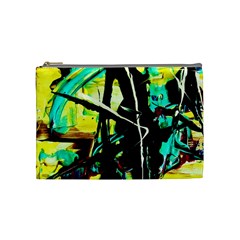 Dance Of Oil Towers 5 Cosmetic Bag (medium)  by bestdesignintheworld