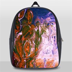 Close To Pinky,s House 12 School Bag (large) by bestdesignintheworld