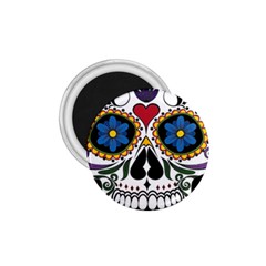 Cranium Sugar Skull 1 75  Magnets by StarvingArtisan