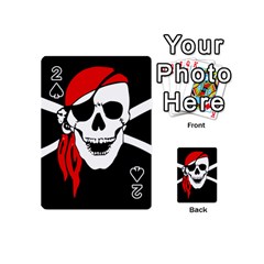 Pirate Skull Playing Cards 54 (mini)  by StarvingArtisan