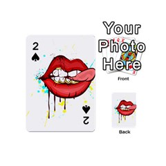 Bit Your Tongue Playing Cards 54 (mini)  by StarvingArtisan