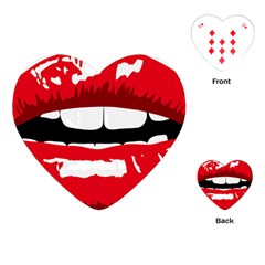 Sexy Mouth  Playing Cards (heart)  by StarvingArtisan