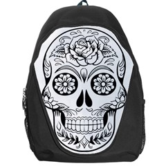 Sugar Skull Backpack Bag by StarvingArtisan