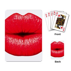 Oooooh Lips Playing Card by StarvingArtisan