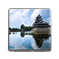 Beautiful Pagoda On Lake Nature Wallpaper Memory Card Reader (square) by Modern2018
