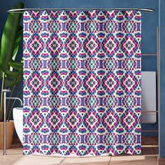 Colorful Folk Pattern Shower Curtain 60  X 72  (medium)  by dflcprints