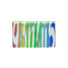 Genius Funny Typography Bright Rainbow Colors Cosmetic Bag (xs) by yoursparklingshop