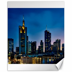 Frankfurt Germany Panorama City Canvas 16  X 20   by Simbadda