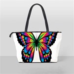 Abstract Animal Art Butterfly Shoulder Handbags Back