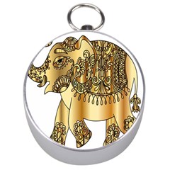 Gold Elephant Pachyderm Silver Compasses by Simbadda