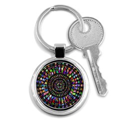 Mandala Decorative Ornamental Key Chains (round)  by Simbadda