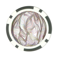 Abstract Geometric Line Art Poker Chip Card Guard by Simbadda