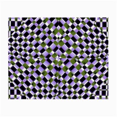 Hypnotic Geometric Pattern Small Glasses Cloth (2-side) by dflcprints