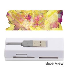 Yellow Rose Memory Card Reader (stick)  by aumaraspiritart