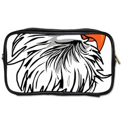 Animal Bird Cartoon Comic Eagle Toiletries Bags by Simbadda