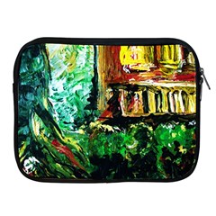 Old Tree And House With An Arch 5 Apple Ipad 2/3/4 Zipper Cases by bestdesignintheworld