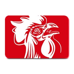 Cock Logo Emblem Symbol France Plate Mats by Simbadda