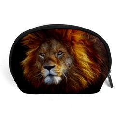 Fractalius Big Cat Animal Accessory Pouches (large)  by Simbadda